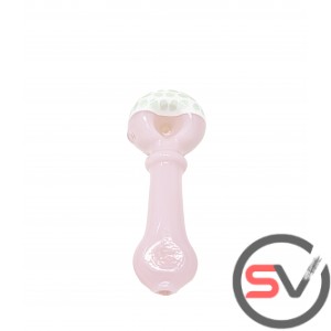 GOLF BALL GLASS HAND PIPE 5inch